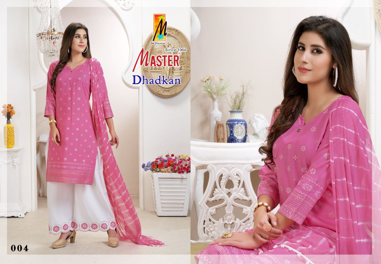 Master Dhadkan Regular Wear Wholesale Readymade Plazzo Suits
